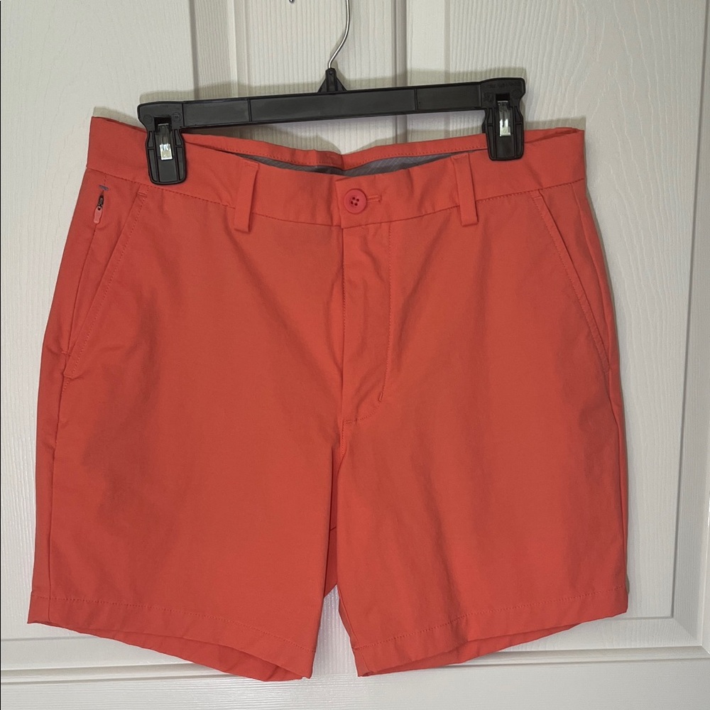 Vineyard Vines OTG Men's Bright Coral Shorts 7" inseam Size 30